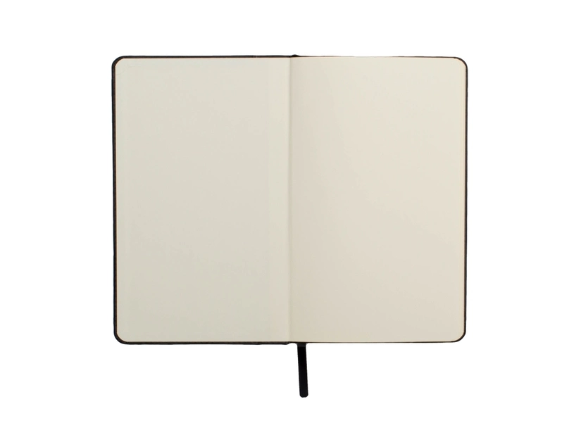 Notatnik z nadrukiem 130x210/80k kratka Forli, czarny 