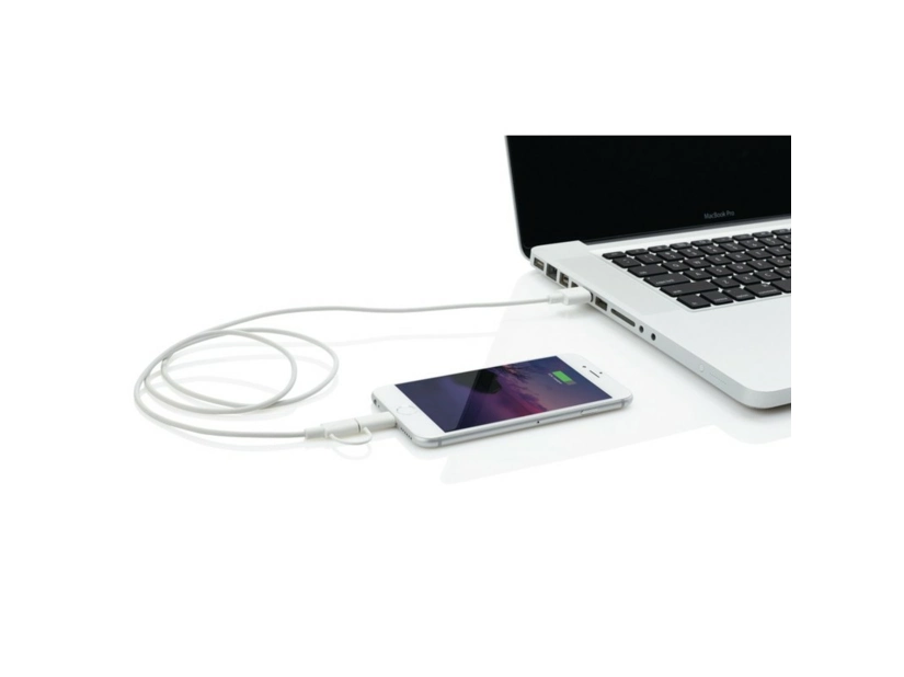 Kabel 2 w 1, licencja MFi