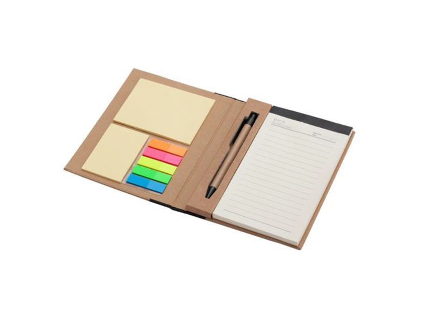 Notes z własnym nadrukiem, linia Kraft Paper, czarny/beżowy 