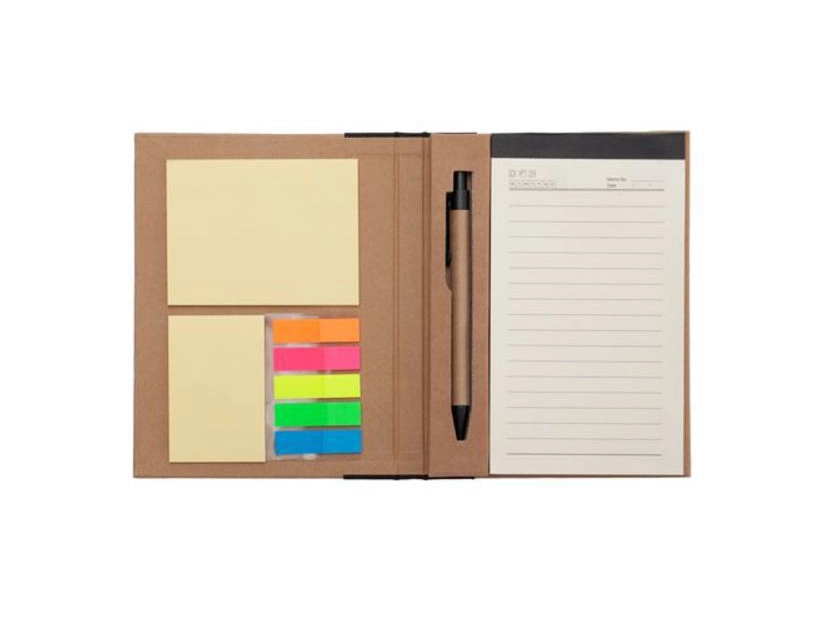 Notes z własnym nadrukiem, linia Kraft Paper, czarny/beżowy 