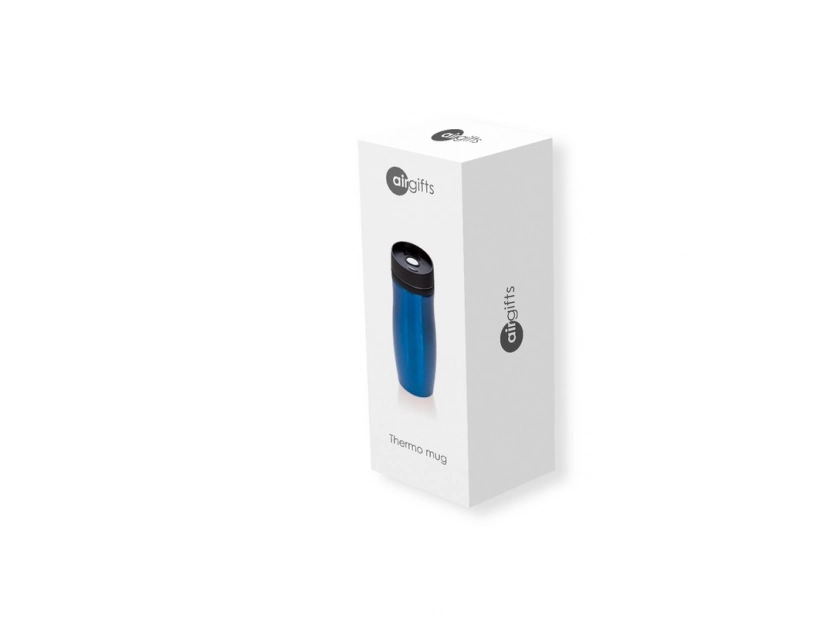 Jakościowy kubek, 350ml z miedzianą izolacją próżniową, niebieski