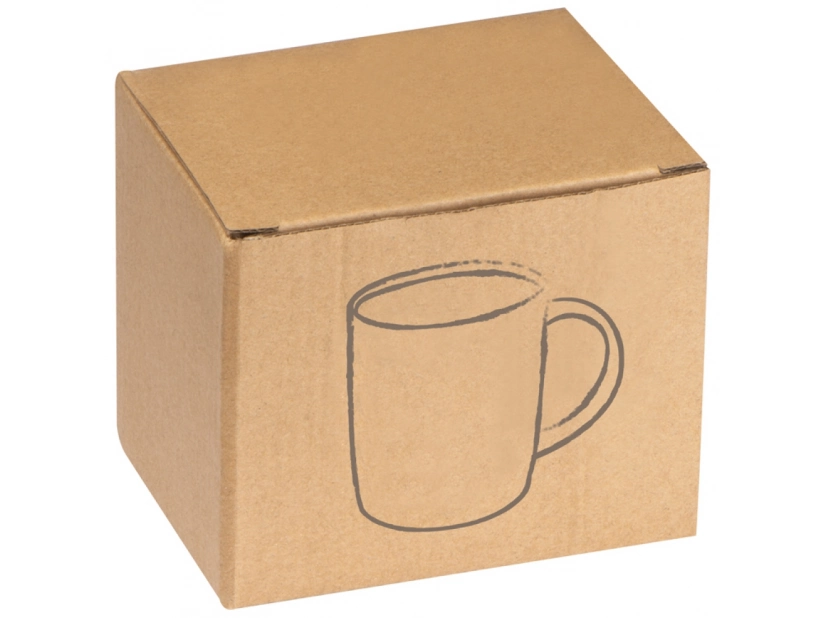 Gumowany kubek ceramiczny z możliwością graweru logo, 300 ml - czerwony