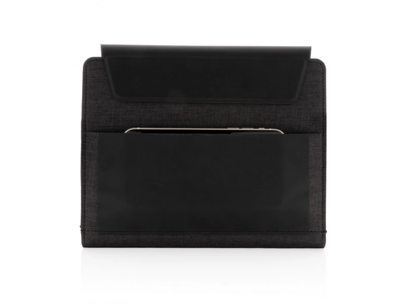 Teczka konferencyjna A5 z notatnikiem i bezprzewodowym power bankiem 5000mAh