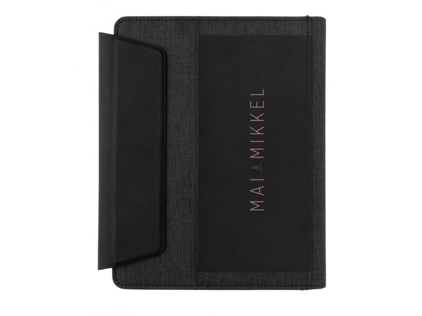 Teczka konferencyjna A5 z notatnikiem i bezprzewodowym power bankiem 5000mAh