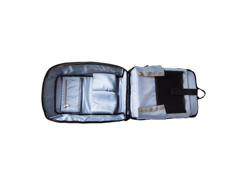 Plecak usztywniany na laptop Indio, grafitowy