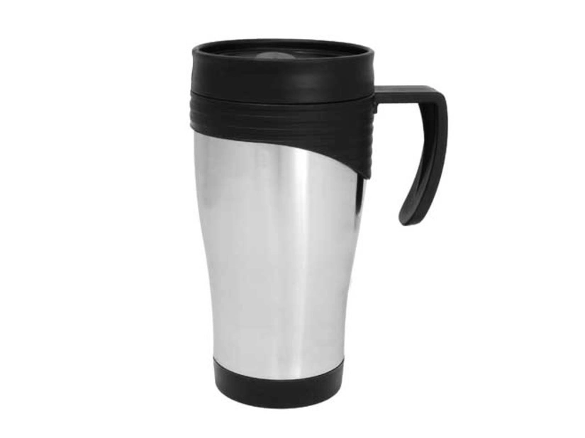 Kubek izotermiczny Odense 400 ml, srebrny 