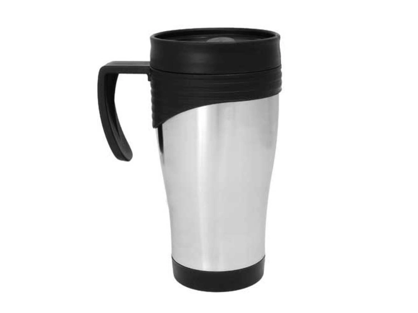 Kubek izotermiczny Odense 400 ml, srebrny 