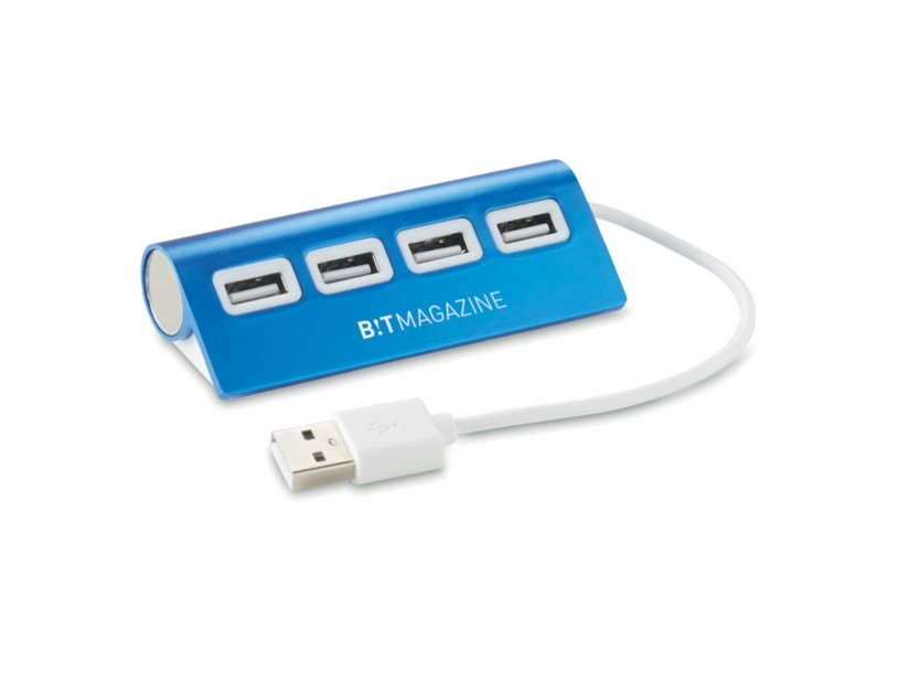 Hub USB Aluhub, granatowy