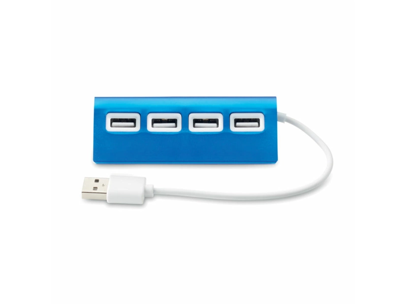 Hub USB Aluhub, granatowy