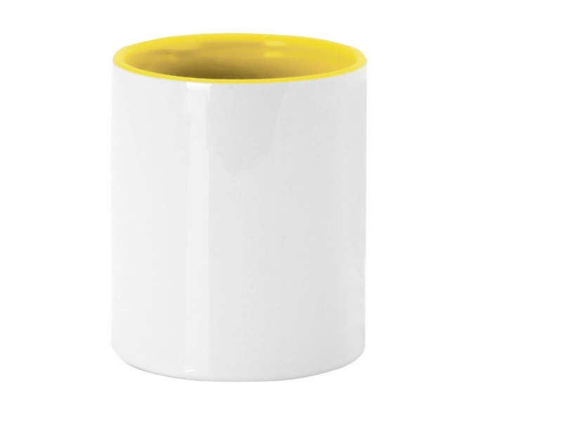 Kubek ceramiczny 350 ml, żółty