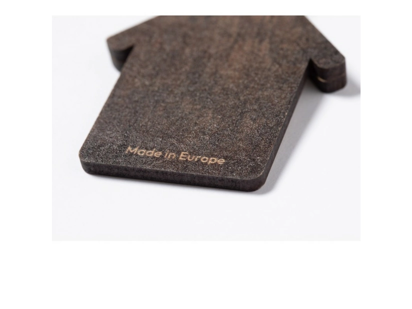 Drewniany brelok do kluczy domek