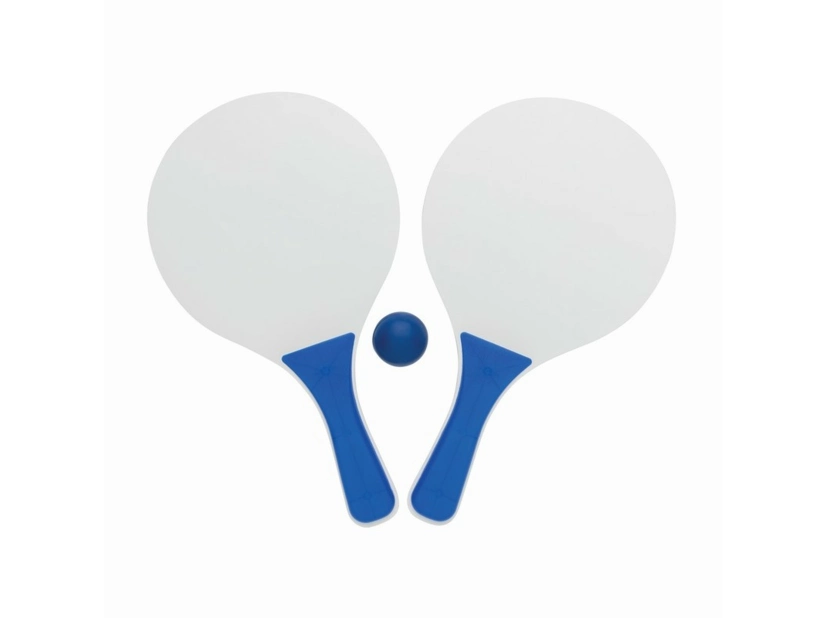 Zestaw plażowy do gry w tenisa, niebieski