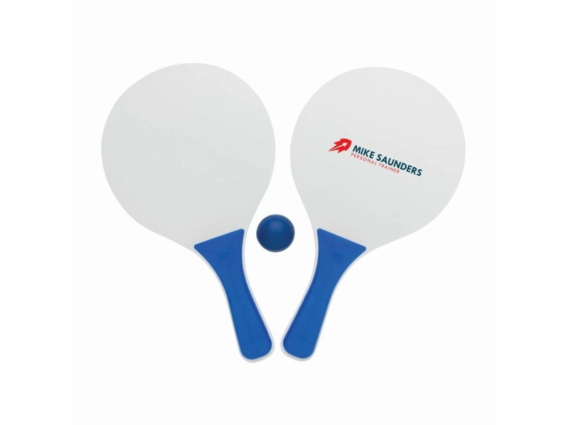 Zestaw plażowy do gry w tenisa, niebieski