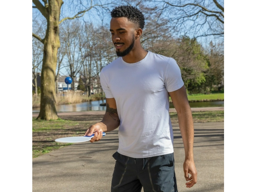 Zestaw plażowy do gry w tenisa, niebieski