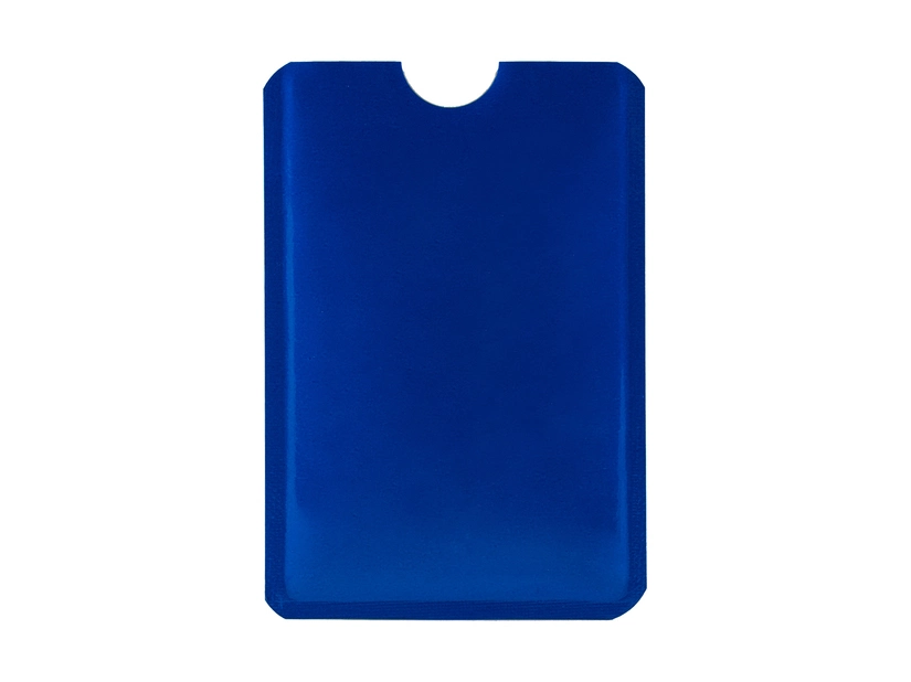 Etui blokujące sygnał RFID do płatności zbliżeniowych, niebieski 