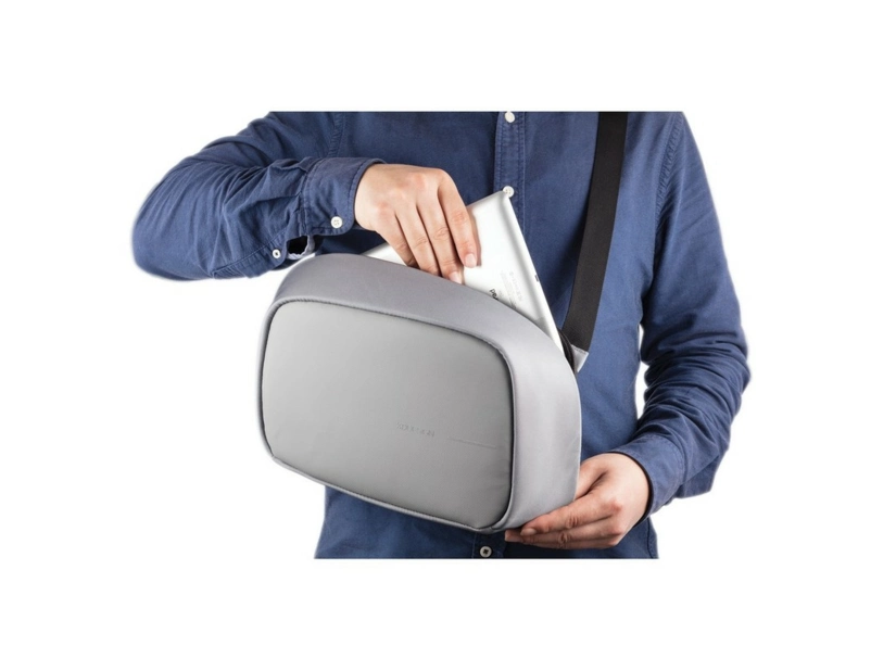 Bobby Sling, plecak chroniący przed kieszonkowcami, szary