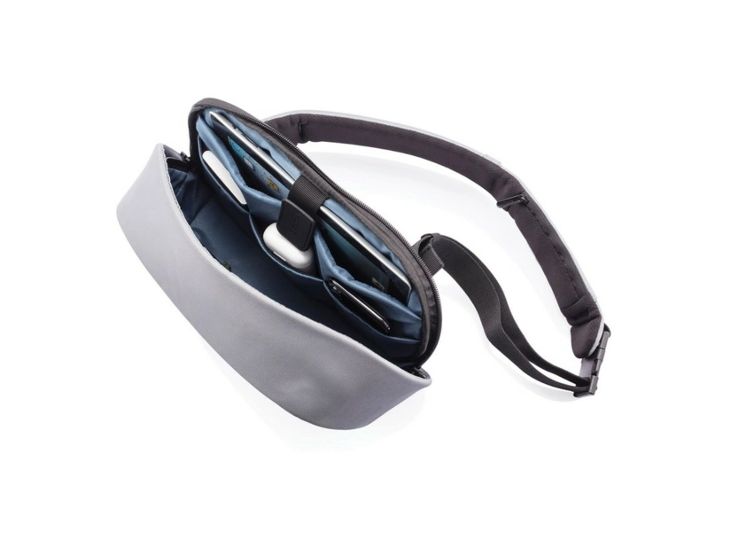 Bobby Sling, plecak chroniący przed kieszonkowcami, szary