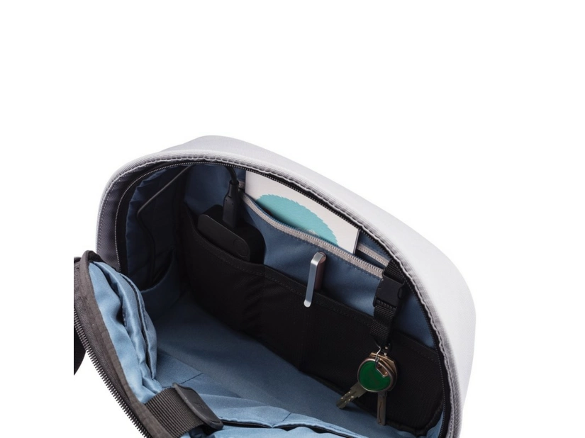 Bobby Sling, plecak chroniący przed kieszonkowcami, szary