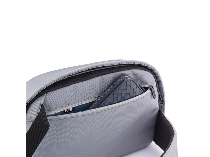 Bobby Sling, plecak chroniący przed kieszonkowcami, szary