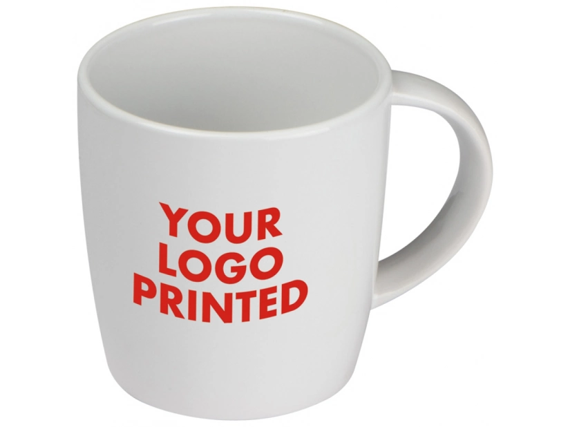 Porcelanowy kubek z logo firmy 300 ml