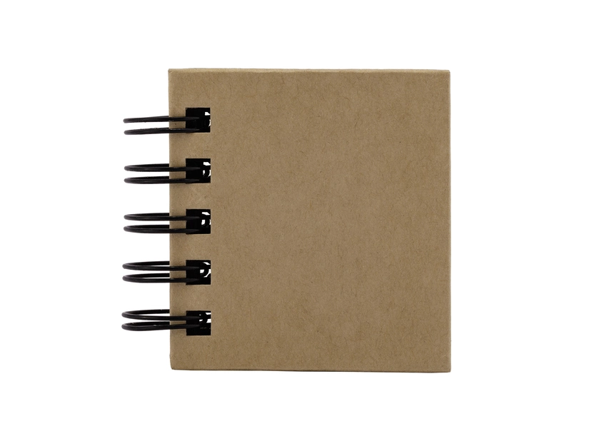 Zestaw karteczek memo Aveiro w okładce z papieru kraft, beżowy 