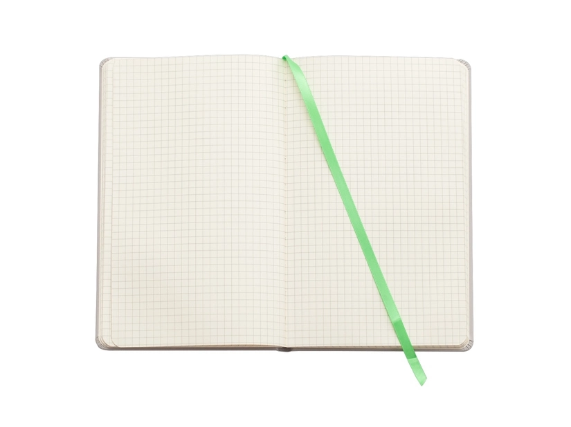 Notatnik 130x210/80k kratka Cartagena, jasnozielony/szary 