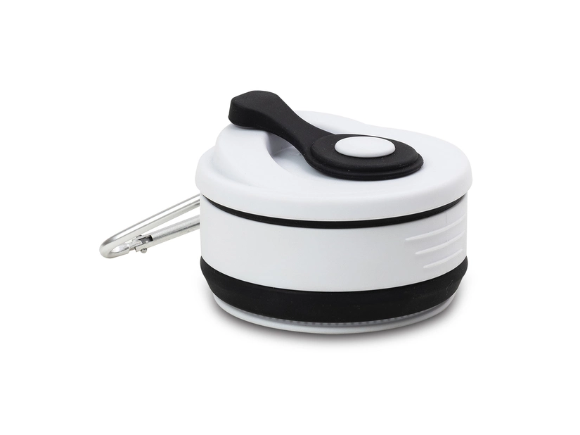 Składany kubek silikonowy 350ml Flexi, czarny