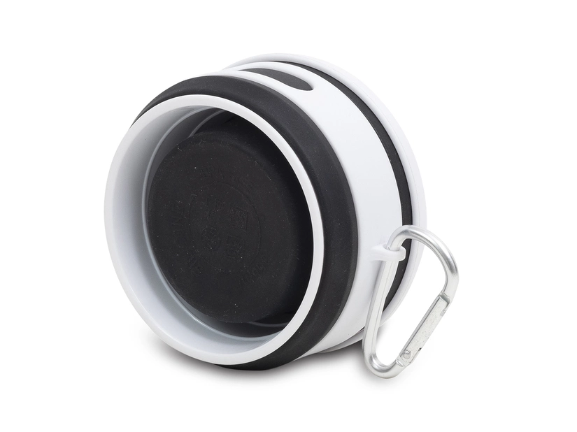 Składany kubek silikonowy 350ml Flexi, czarny