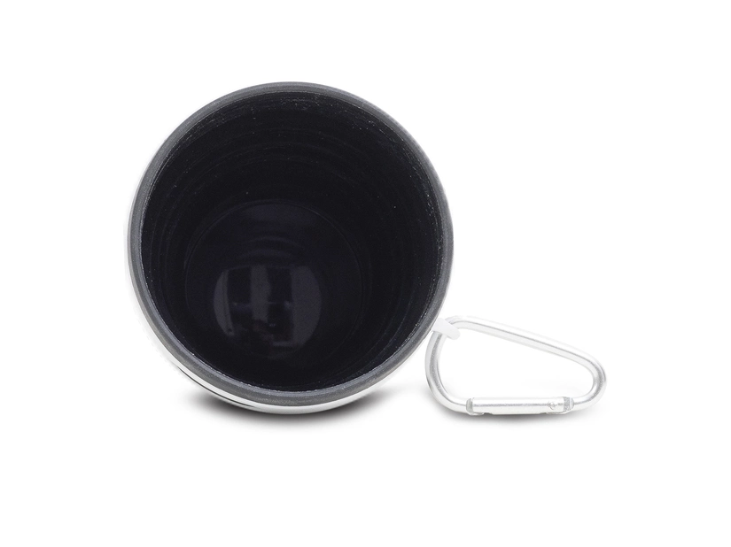 Składany kubek silikonowy 350ml Flexi, czarny