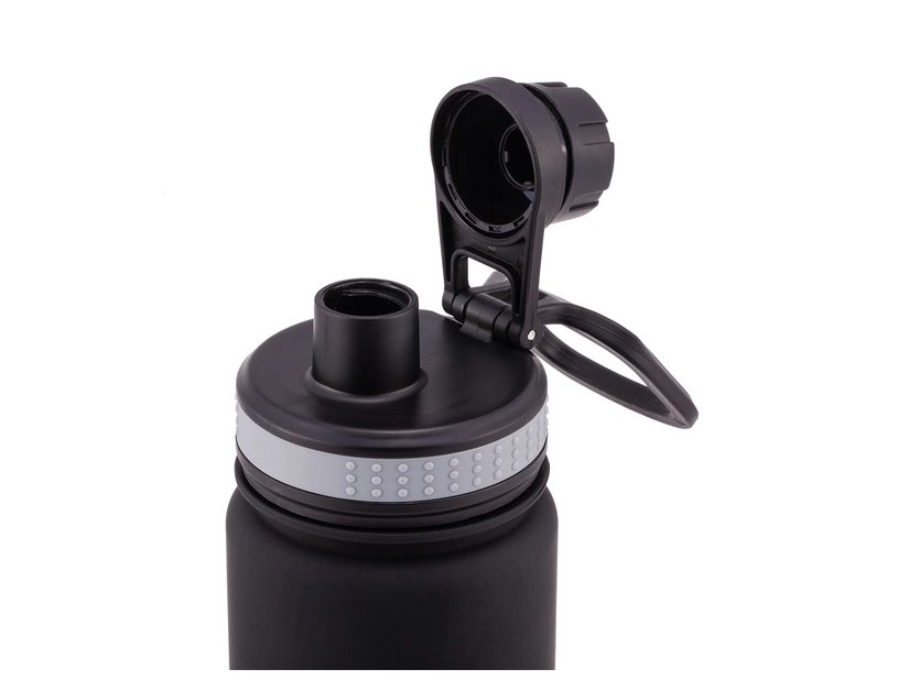 Bidon Facile 900 ml, szary/czarny 