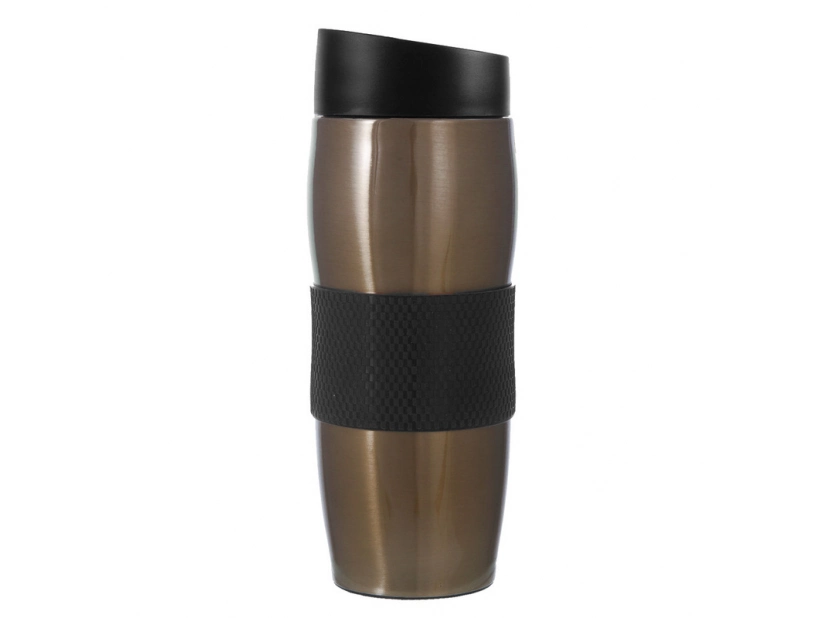 Kubek termiczny 350 ml, klasa termiczna: 3 +leakproof, brązowy