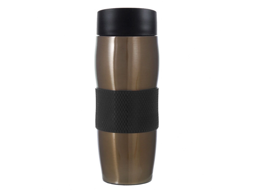 Kubek termiczny 350 ml, klasa termiczna: 3 +leakproof, brązowy