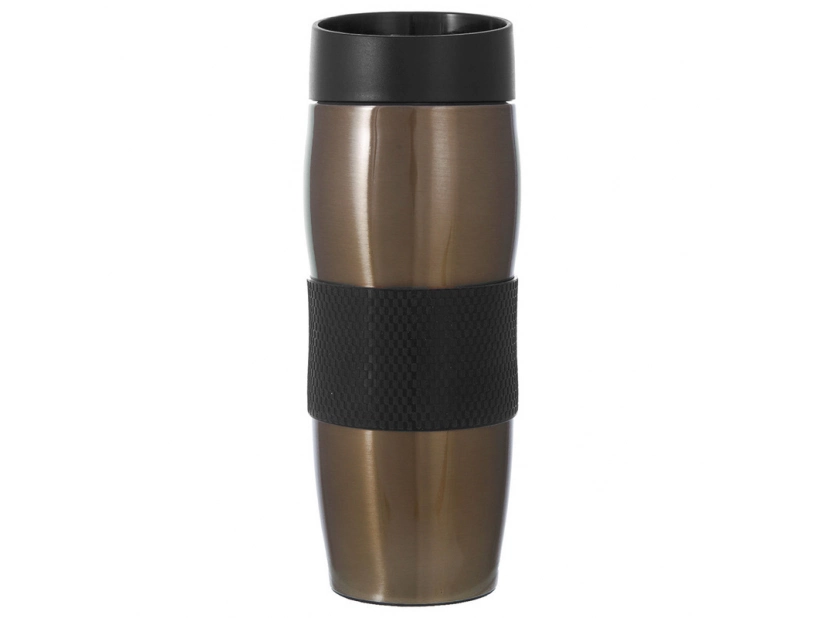 Kubek termiczny 350 ml, klasa termiczna: 3 +leakproof, brązowy