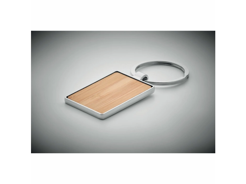 Bambusowy prostokątny breloczek Bendigo