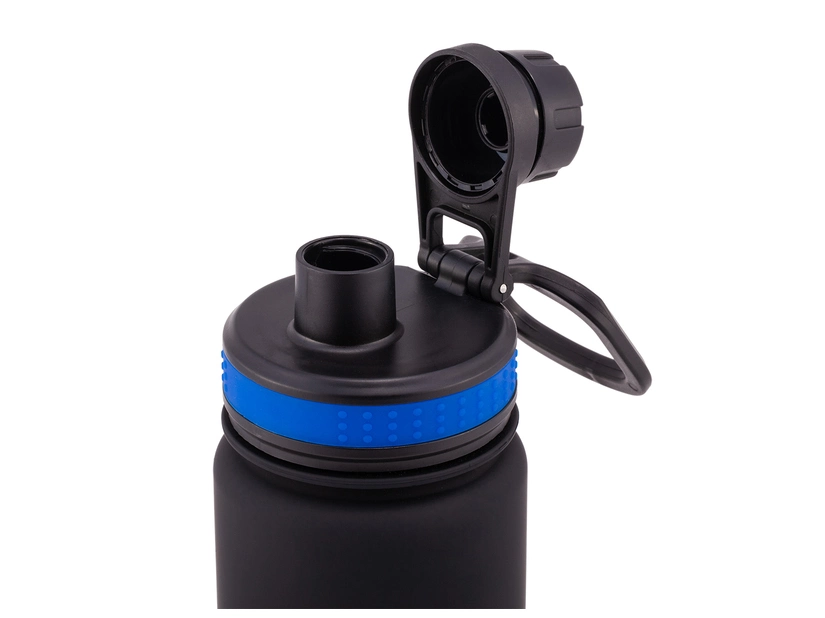 Bidon Facile 900 ml, niebieski/czarny 