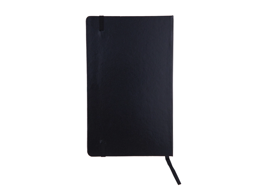 czarny personalizaowany notes