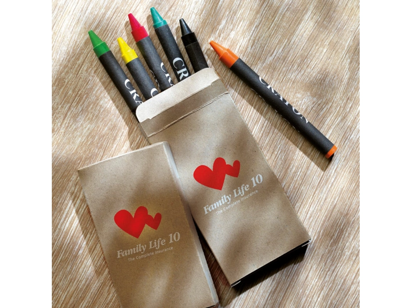 Komplet 6 kredek w pudełku Brabo