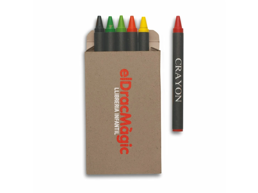 Komplet 6 kredek w pudełku Brabo