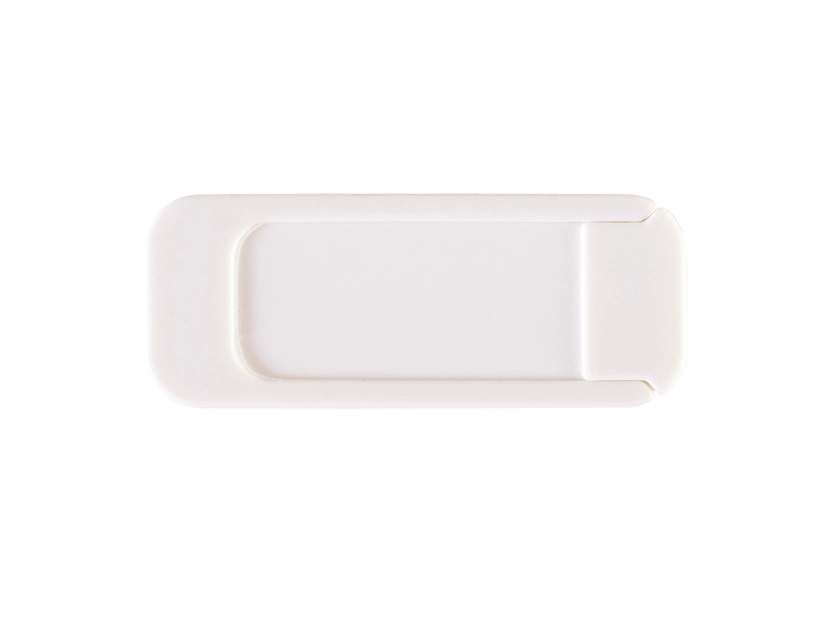 Osłona na kamerę z nadrukiem logo Webcam Spyless, biały 