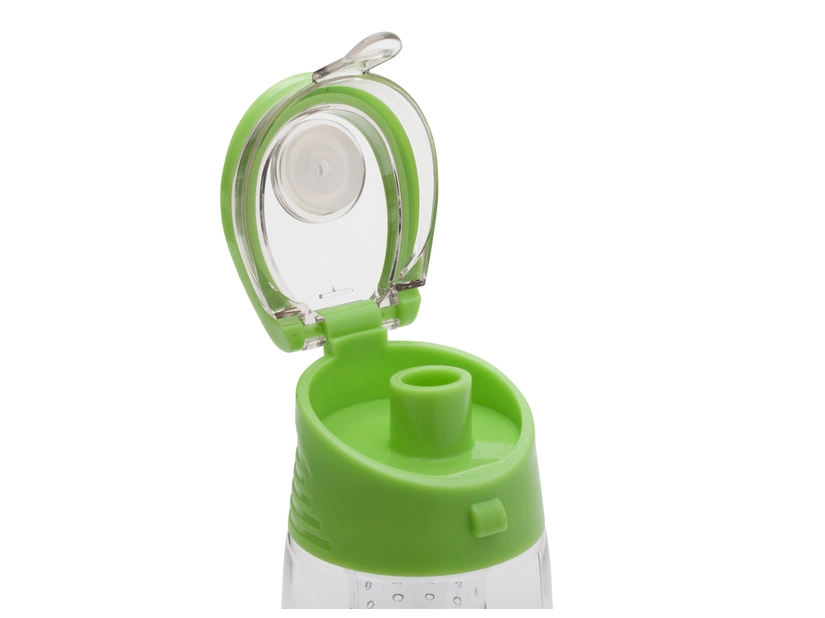 Bidon Frutello 700 ml, zielony/transparentny