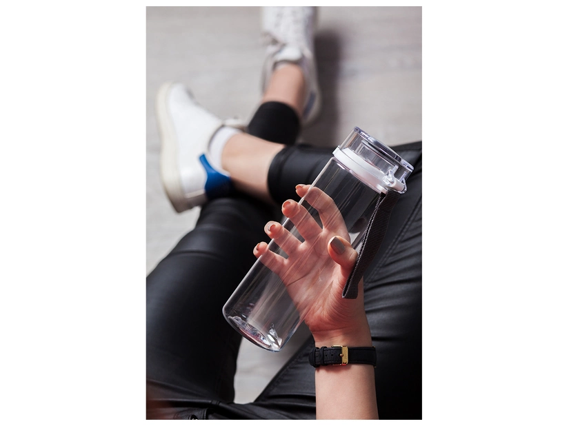 Bidon Feelawesome 650 ml, szary 