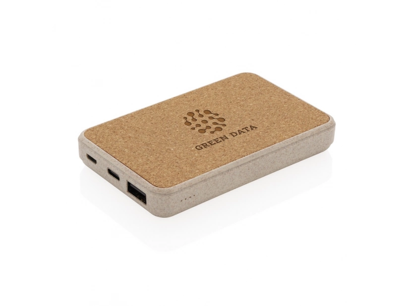 Power bank 5000 mAh  w obudowie z naturalnym korkiem