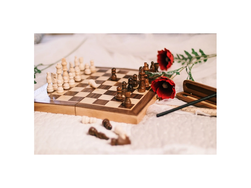 Bambusowy długopis eko, brązowy 