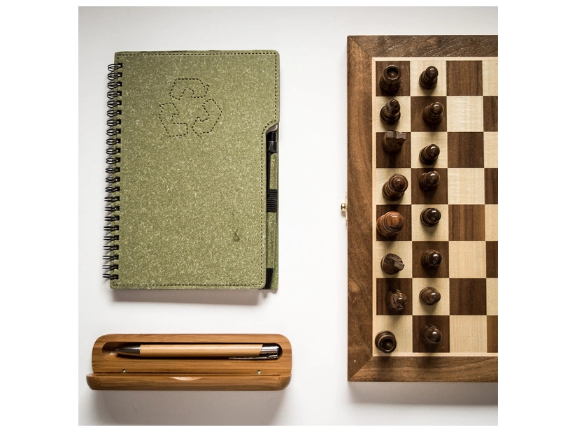 Bambusowy długopis eko, brązowy 