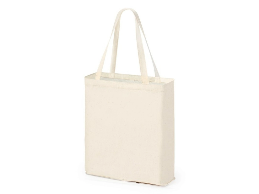 Torba składana bawełniana na zakupy, elementy z juty