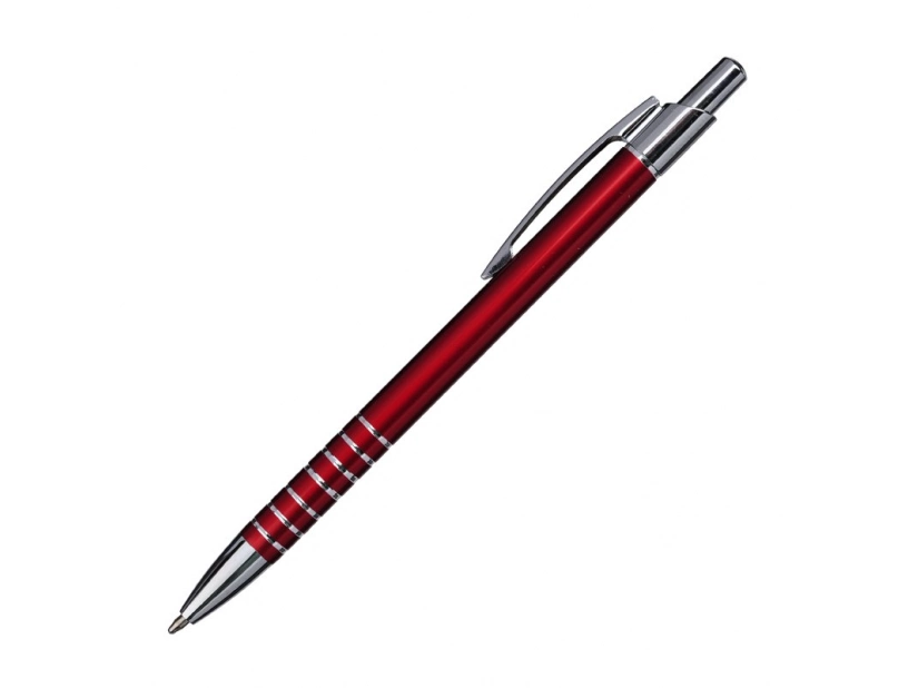 Długopis metalowy czerwony z grawerem logo – Bonito