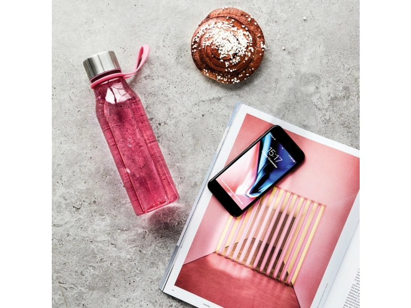 Różowa Butelka z Tritanu 600 ml