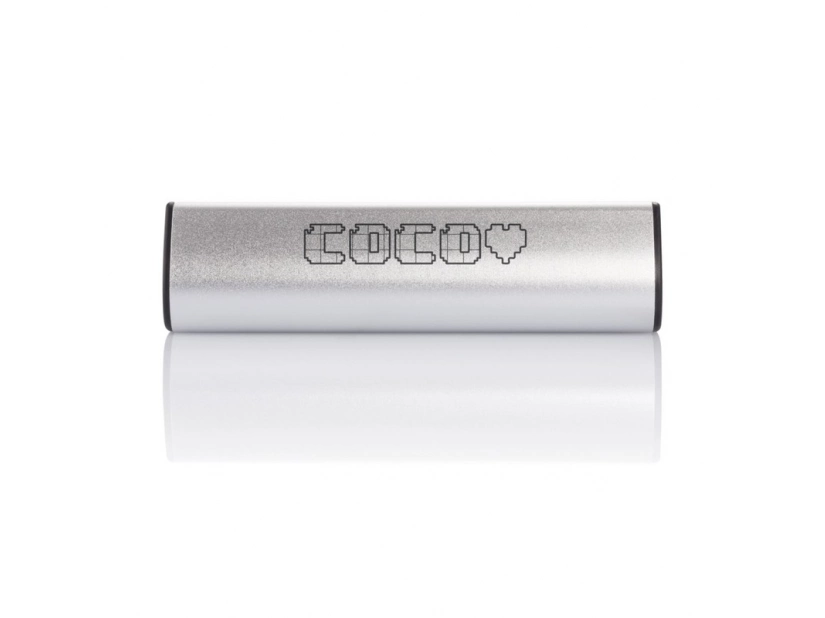 Solarny power bank 2200 mAh@ z panelem słonecznym, nadruk logo