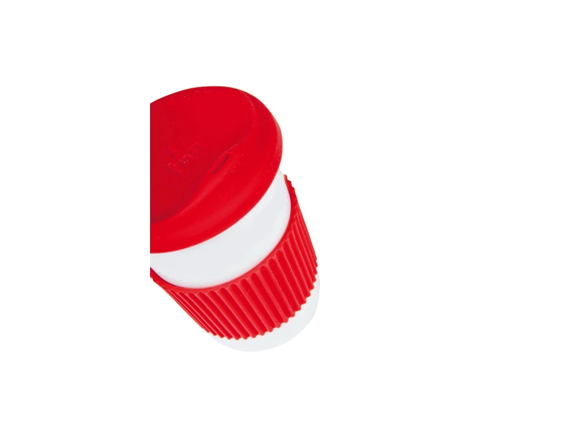 Kubek reklamowy Play&Go 320 ml, biały