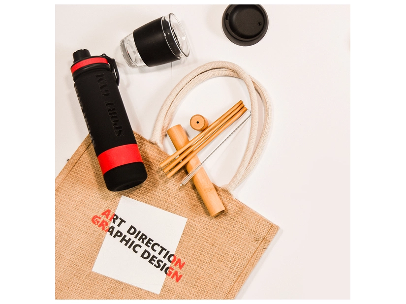 Torba na zakupy z juty Natural Shopper, beżowy